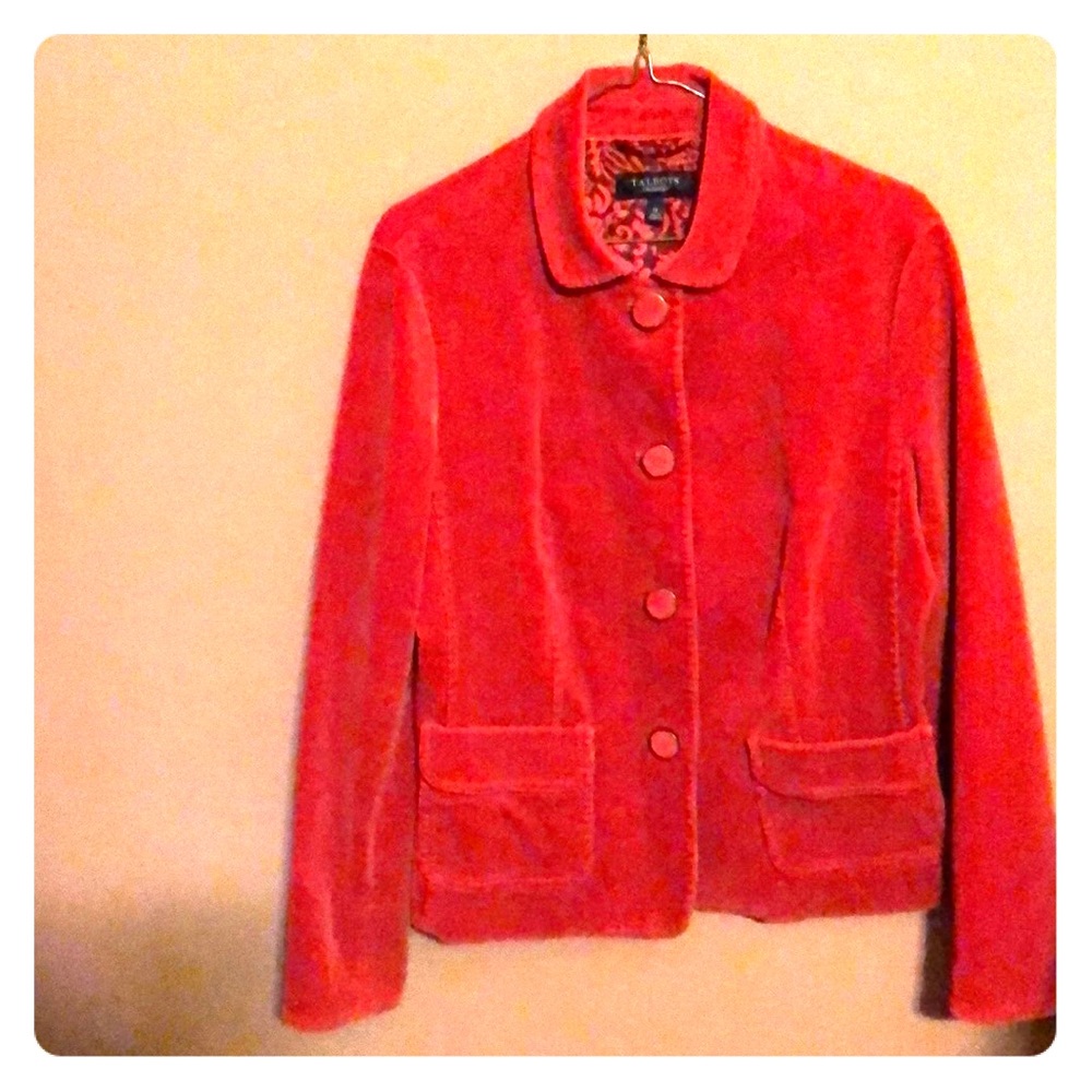 Orange Corduroy jacket